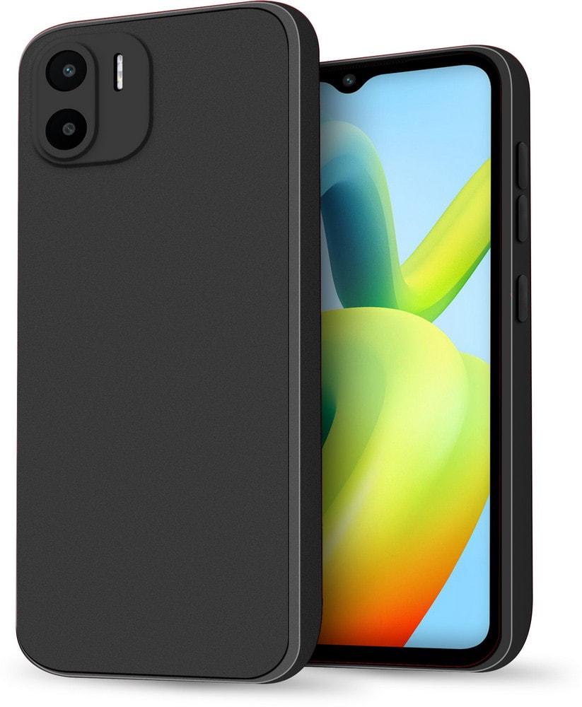 Силиконовый чехол HardCorner Xiaomi Redmi A1 (с микрофиброй) Black (35417-2B)