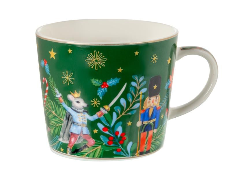 Набор чайных чашек Lefard Щелкунчик и Мышиный король фарфоровых с блюдцем на 2 персоны 250 мл (922-098) - фото 3