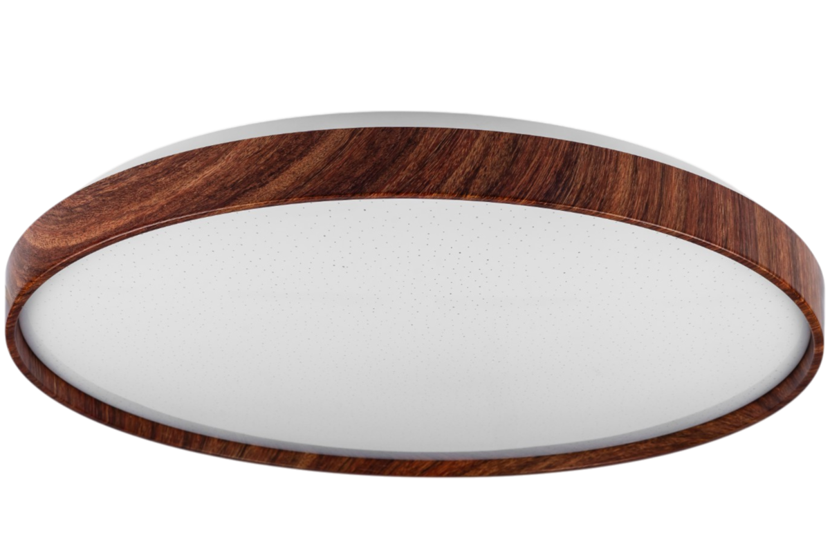 Потолочный светильник Vestum FOREST звездное небо 80W с ДУ 3000К-6500К 480х65 мм Дуб