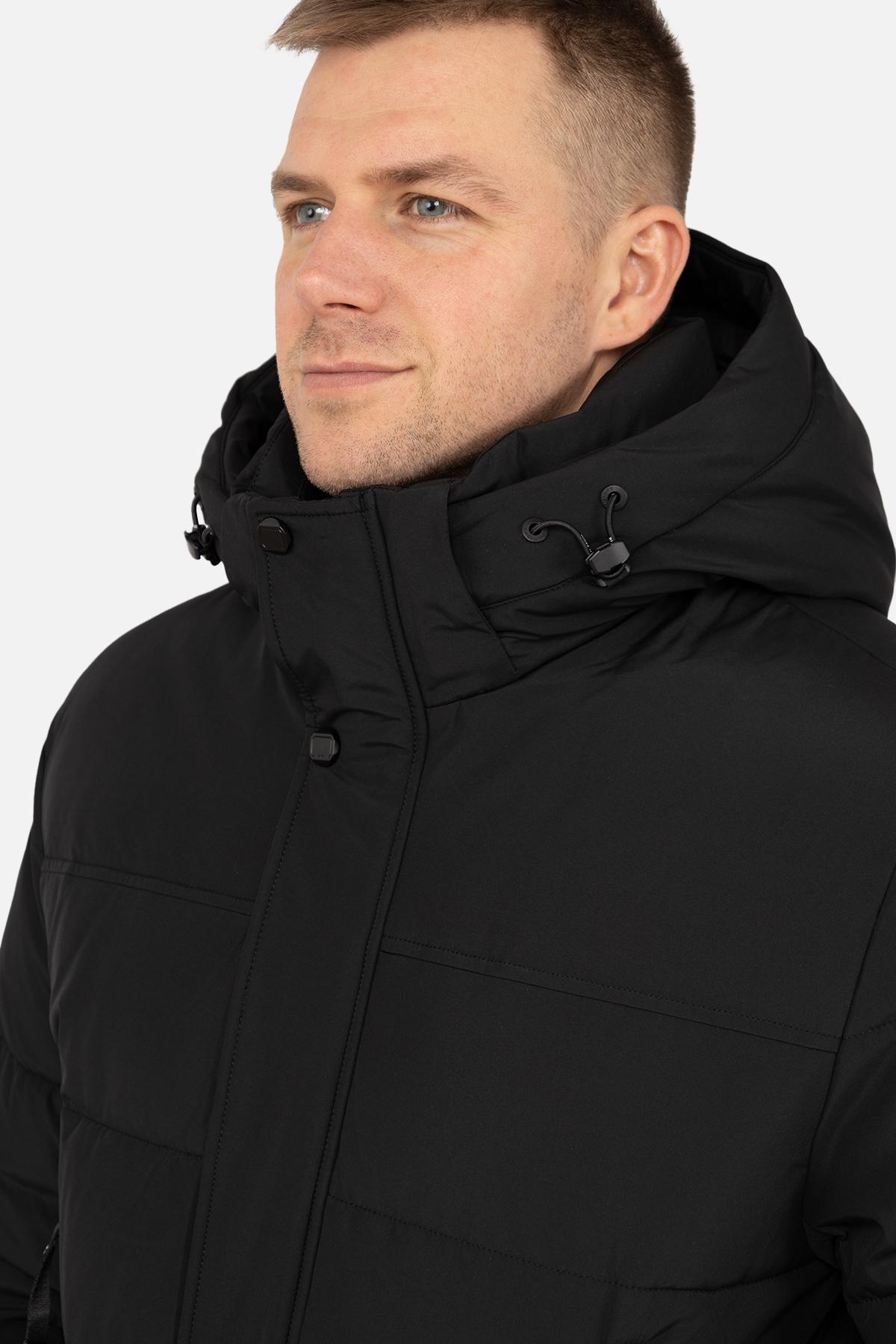 Куртка мужская ЦБ-00254591 р. 52 Черный (28422198) - фото 5 Куртка мужская ЦБ-00254591 р. 52 Черный (28422198) - фото 5