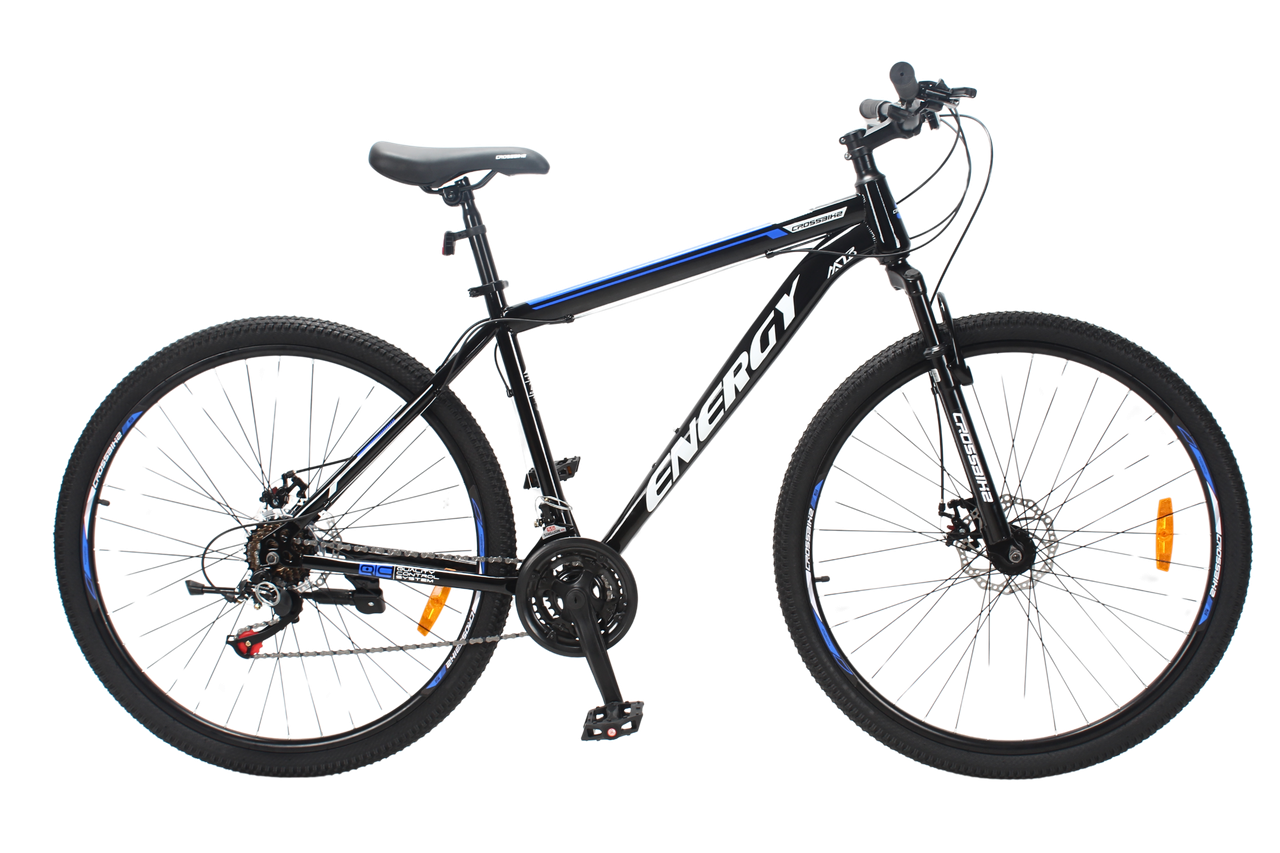 Велосипед CrossBike Energy 29" 19" Чорно-синій