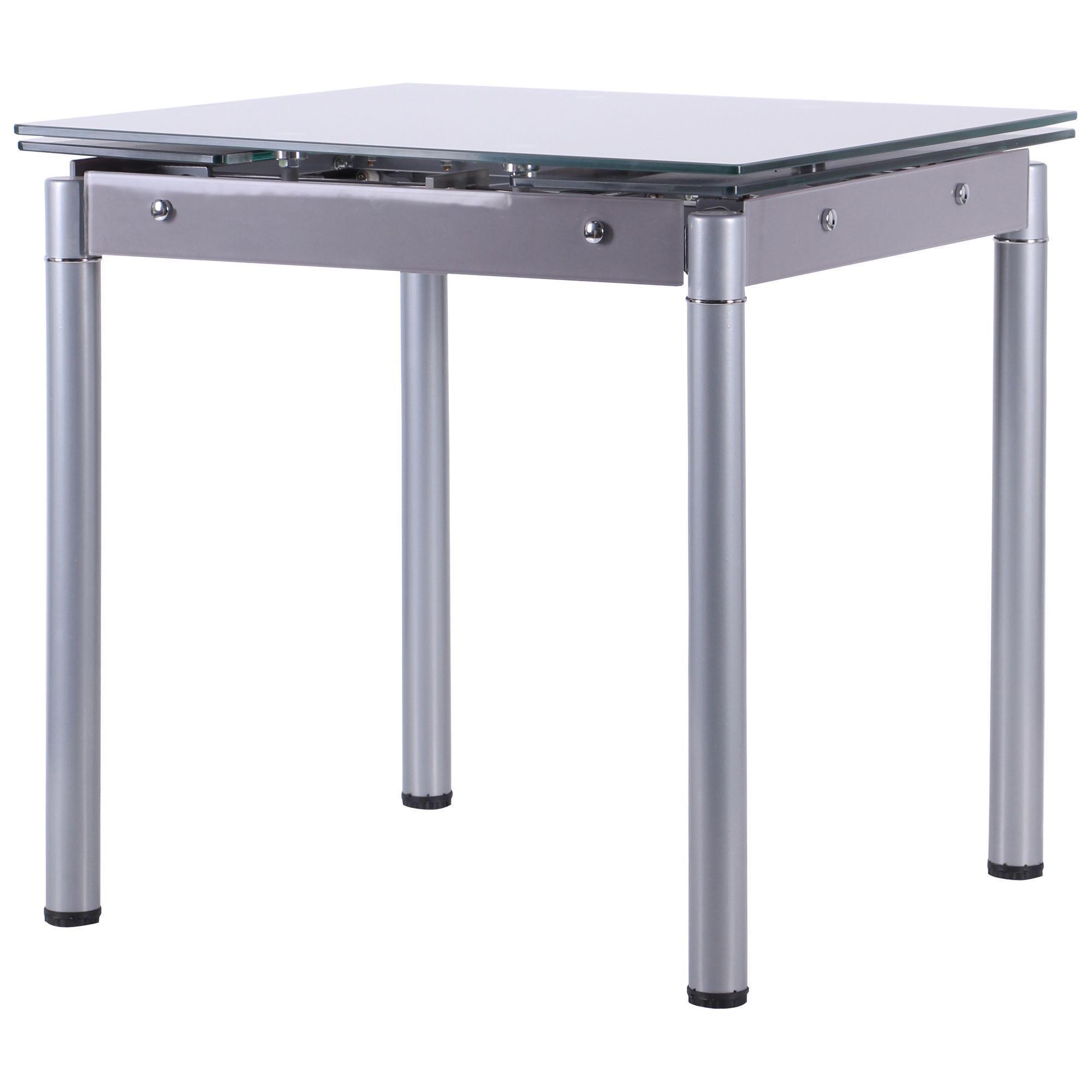 Обідній стіл AMF Челсі 750+450х700х760 сталь Сірий/Платина - фото 4 Обідній стіл AMF Челсі 750+450х700х760 сталь Сірий/Платина - фото 4