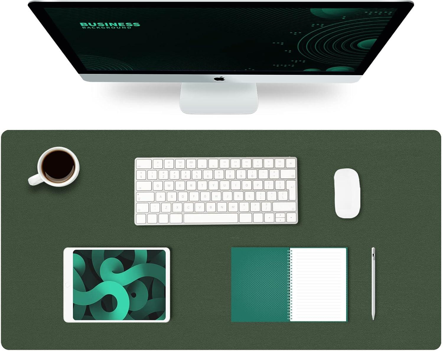 Килимок для мишки Desk Mat Ultra Slim 900x400x1.8 мм Dark Green/Dark Blue (20300) - фото 2 Килимок для мишки Desk Mat Ultra Slim 900x400x1.8 мм Dark Green/Dark Blue (20300) - фото 2
