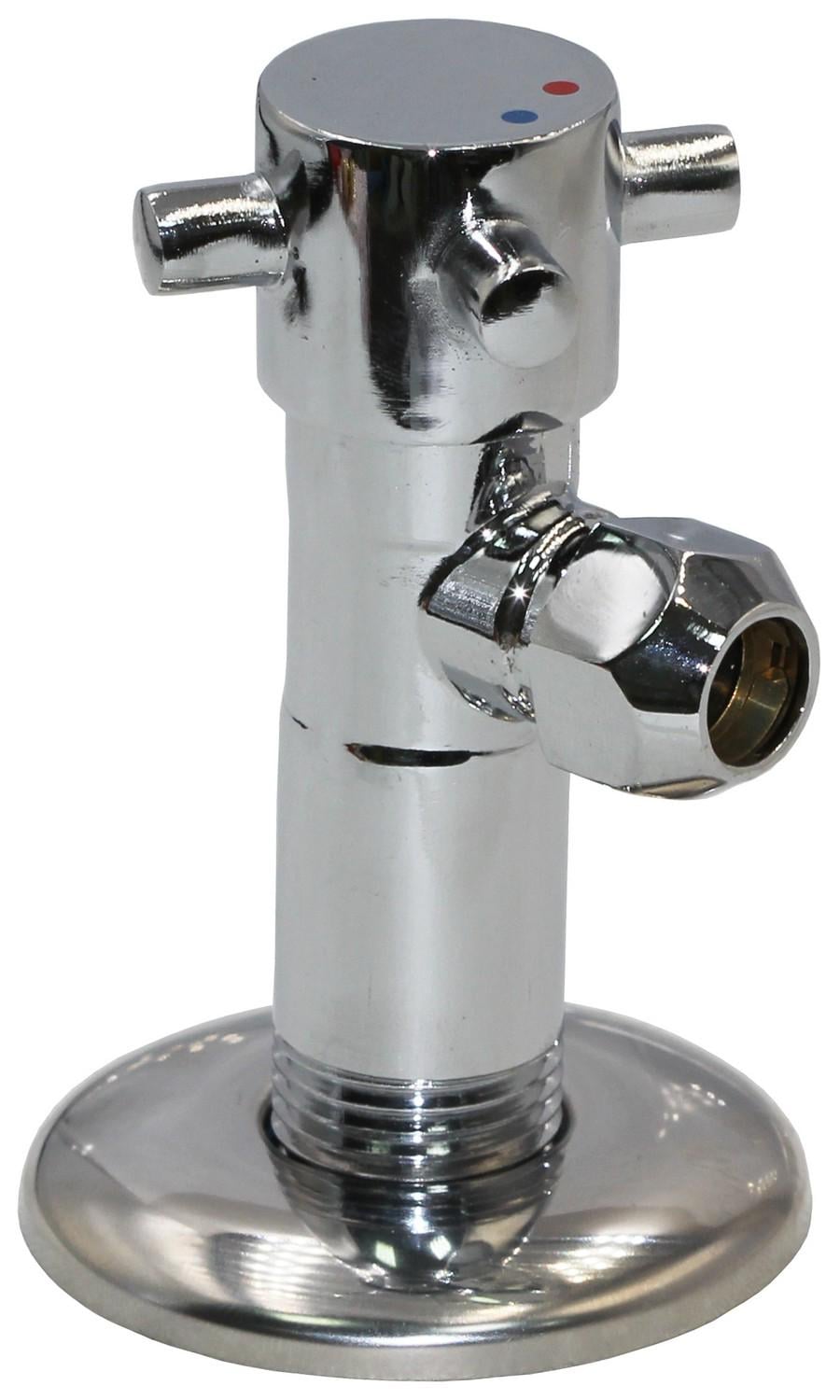 Кран угловой приборный с керамическим запорным элементом KOER KR.519 1/2x3/8" (KR3210)
