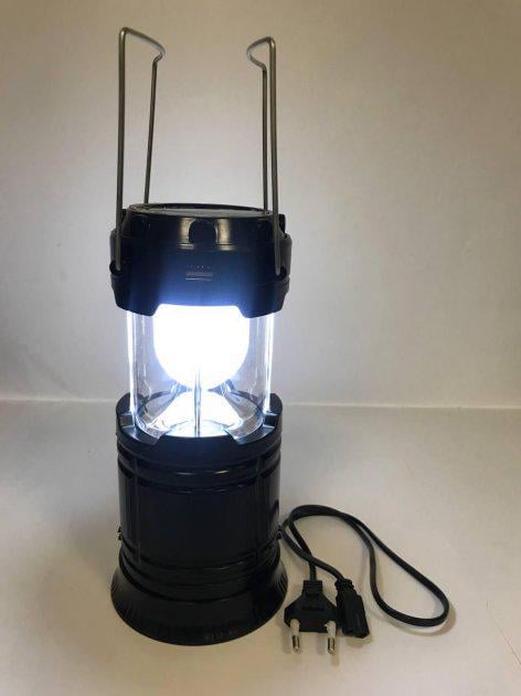 Ліхтар акумуляторний кемпінговий Sihong 9248 Чорний (4488546) - фото 3