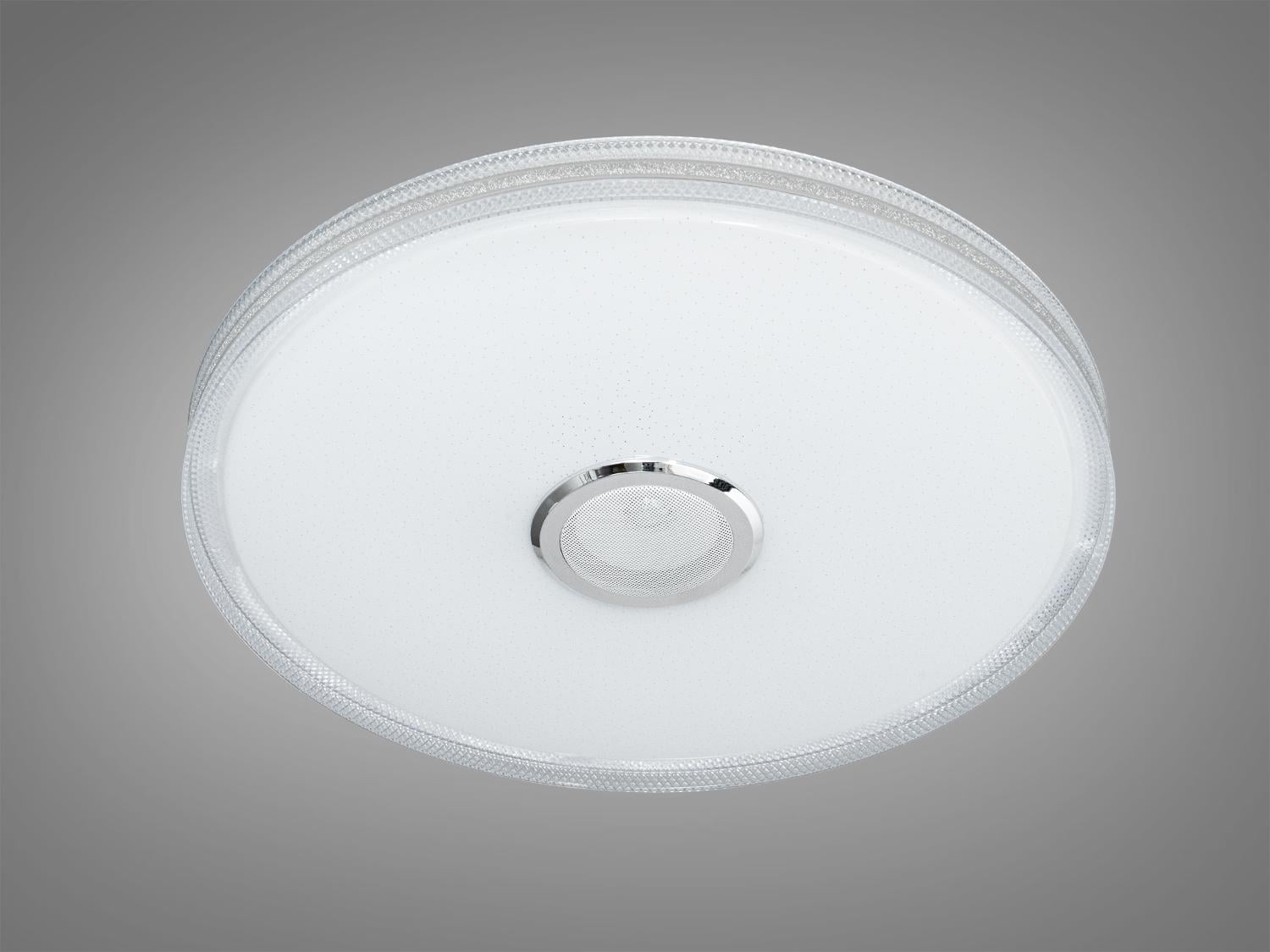 Люстра смарт LED RGB/MP3/TUYA/пульт 80 Вт Белый (DB-8306/500RGB+MP3+TUYA)