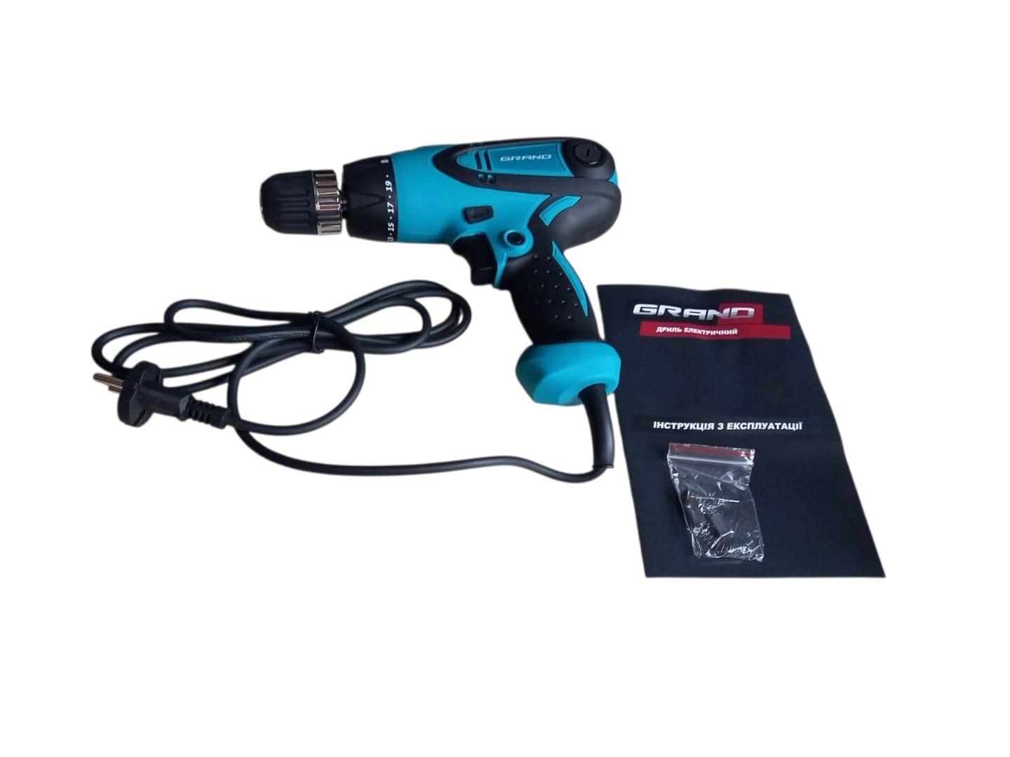 Дриль електричний Grand ДЕ-950 (26881539) - фото 2 Дриль електричний Grand ДЕ-950 (26881539) - фото 2