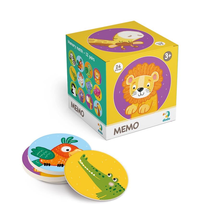Настольная игра мемо Dodo Дикие Животные