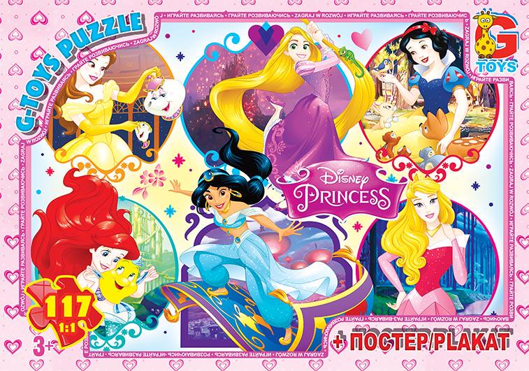 Пазли G-Toys "Принцеси Дісней" 117 деталей (MTT-104558)