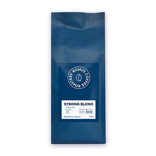 Кава в зернах Romus Coffee Roastery Strong Blend 1 кг (652395)