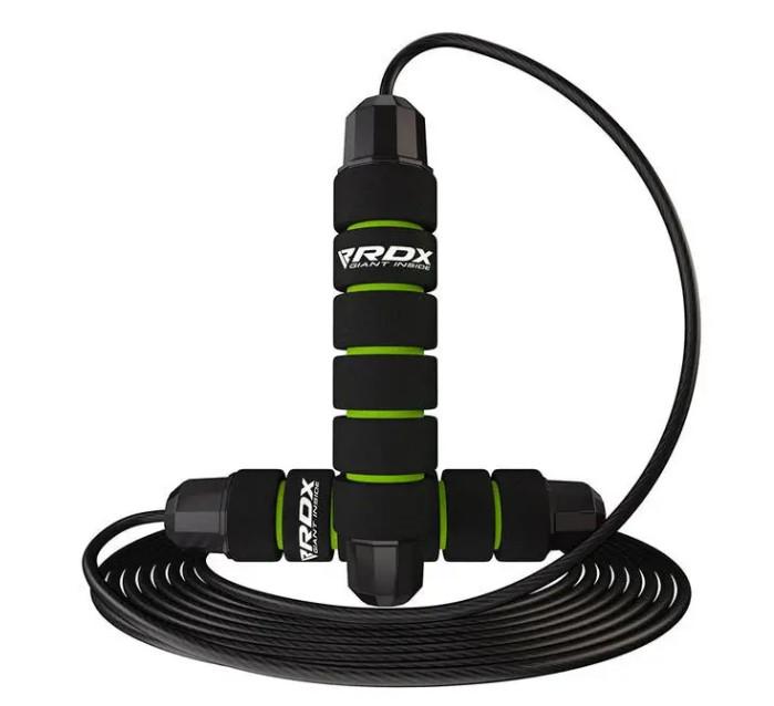 Скакалка швидкісна RDX SKIPPING ROPE STEEL COATED CABLE W1 3 м Green (SRF-W1GN-10.3FT) Скакалка швидкісна RDX SKIPPING ROPE STEEL COATED CABLE W1 3 м Green (SRF-W1GN-10.3FT)