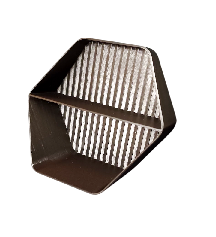 Полка соты пластик Черный (813) - фото 3