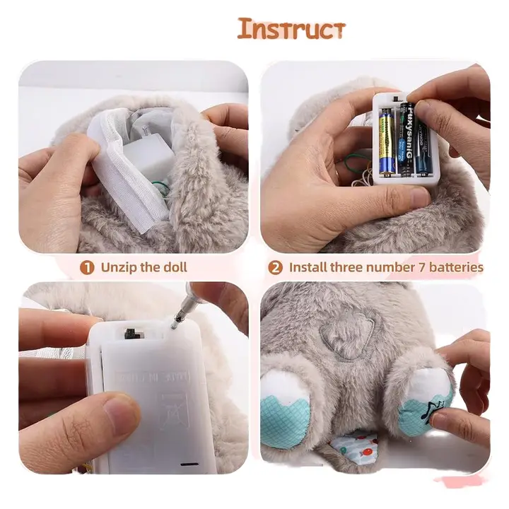 Мягкая игрушка Выдра спящей дышит (25169333) - фото 5 Мягкая игрушка Выдра спящей дышит (25169333) - фото 5