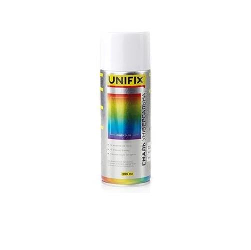 Эмаль акриловая универсальная Unifix 400 мл RAL 9002 Кремовая глянец (84577)