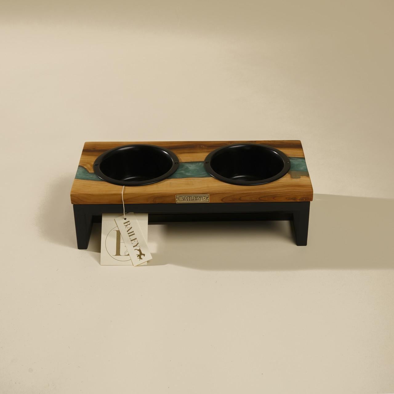 Кормушка для кошек EPOXY WOOD M Ocean (2467079546)