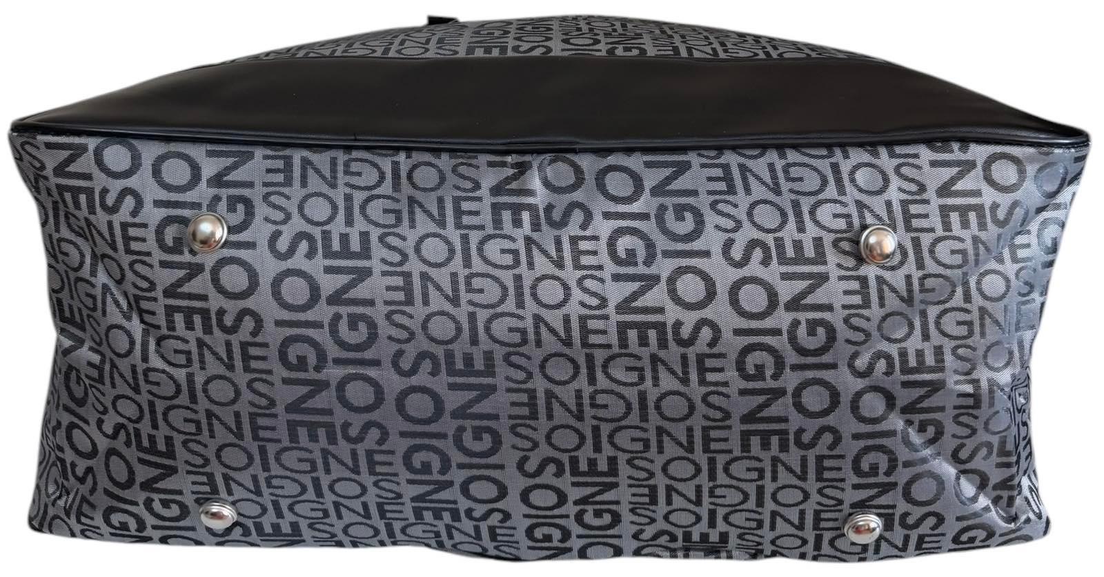 Сумка дорожная большая с длинным ремнем через плечо и боковыми карманами Серый (241199G) - фото 4 Сумка дорожная большая с длинным ремнем через плечо и боковыми карманами Серый (241199G) - фото 4