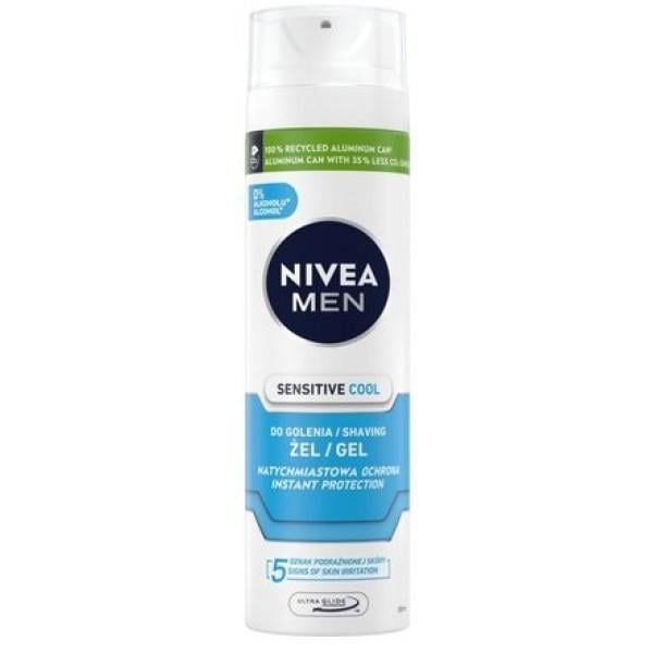 Гель для гоління Nivea Sensitive Cool 200 мл