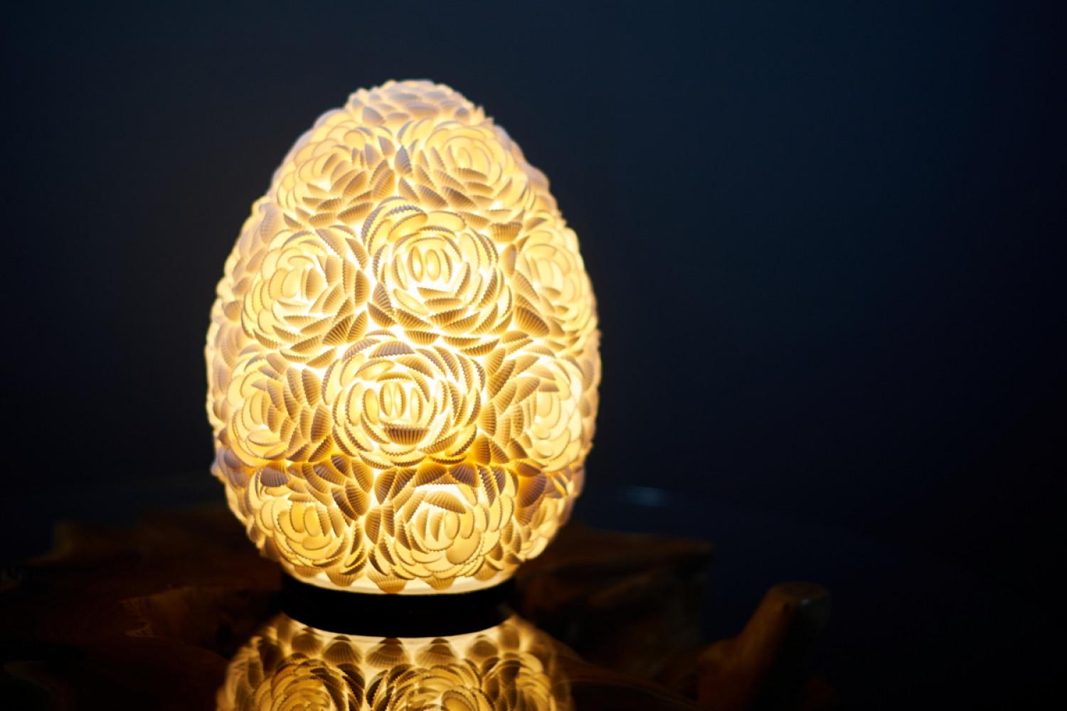 Светильник настольный из океанических ракушек (NS-1)