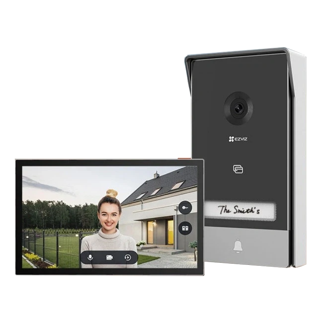 Комплект відеодомофону Ezviz CS-HP7 3MP 2K Wi-Fi Smart RFID (2863455579) Комплект відеодомофону Ezviz CS-HP7 3MP 2K Wi-Fi Smart RFID (2863455579)