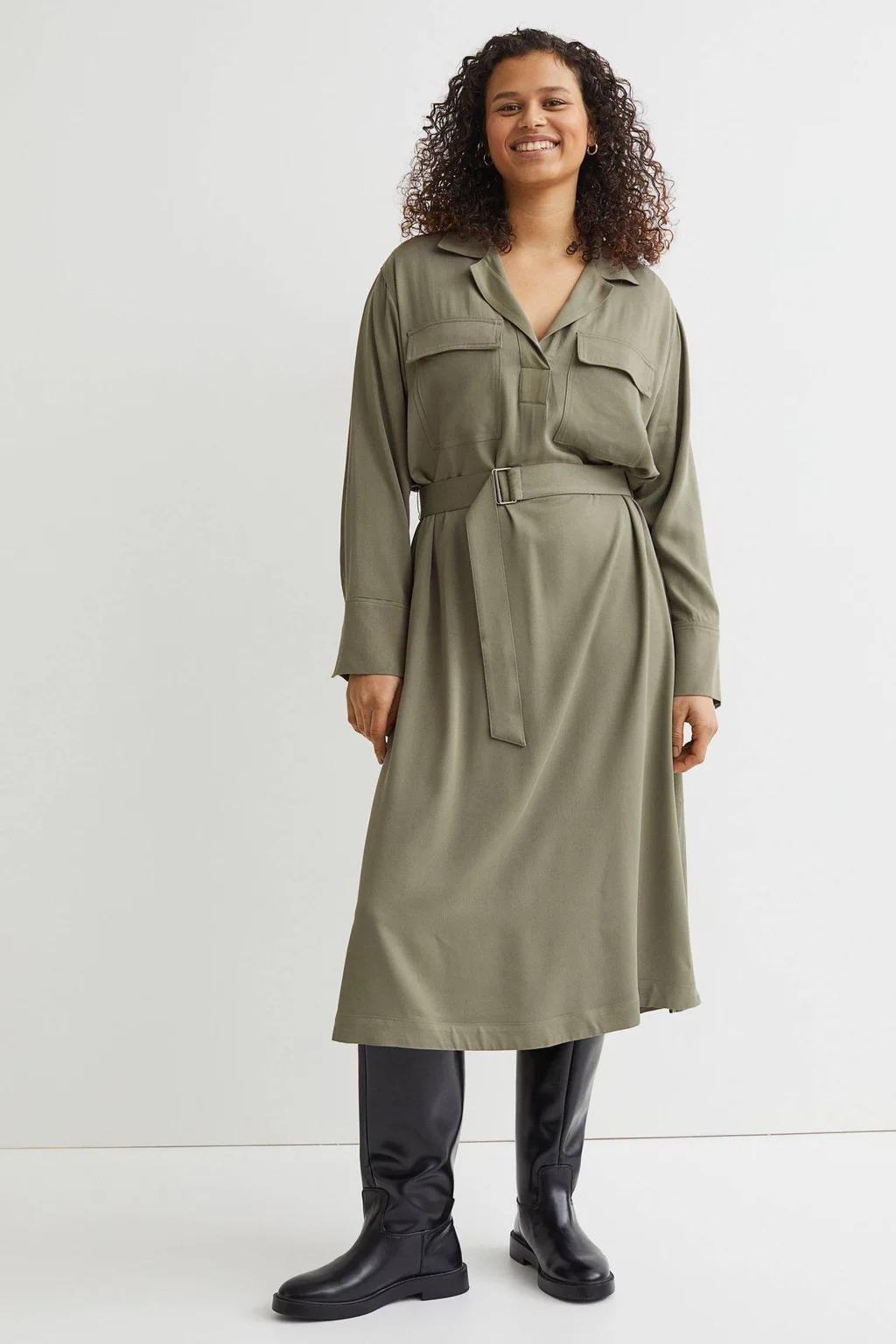 Сукня H&M XS Хакі (X7051042843)