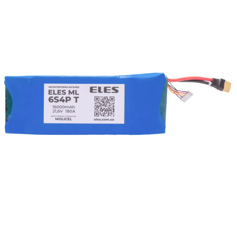 Батарея аккумуляторная ELES ML 6S4P 16000 mAh 21,6V 180А (1393416912) - фото 5