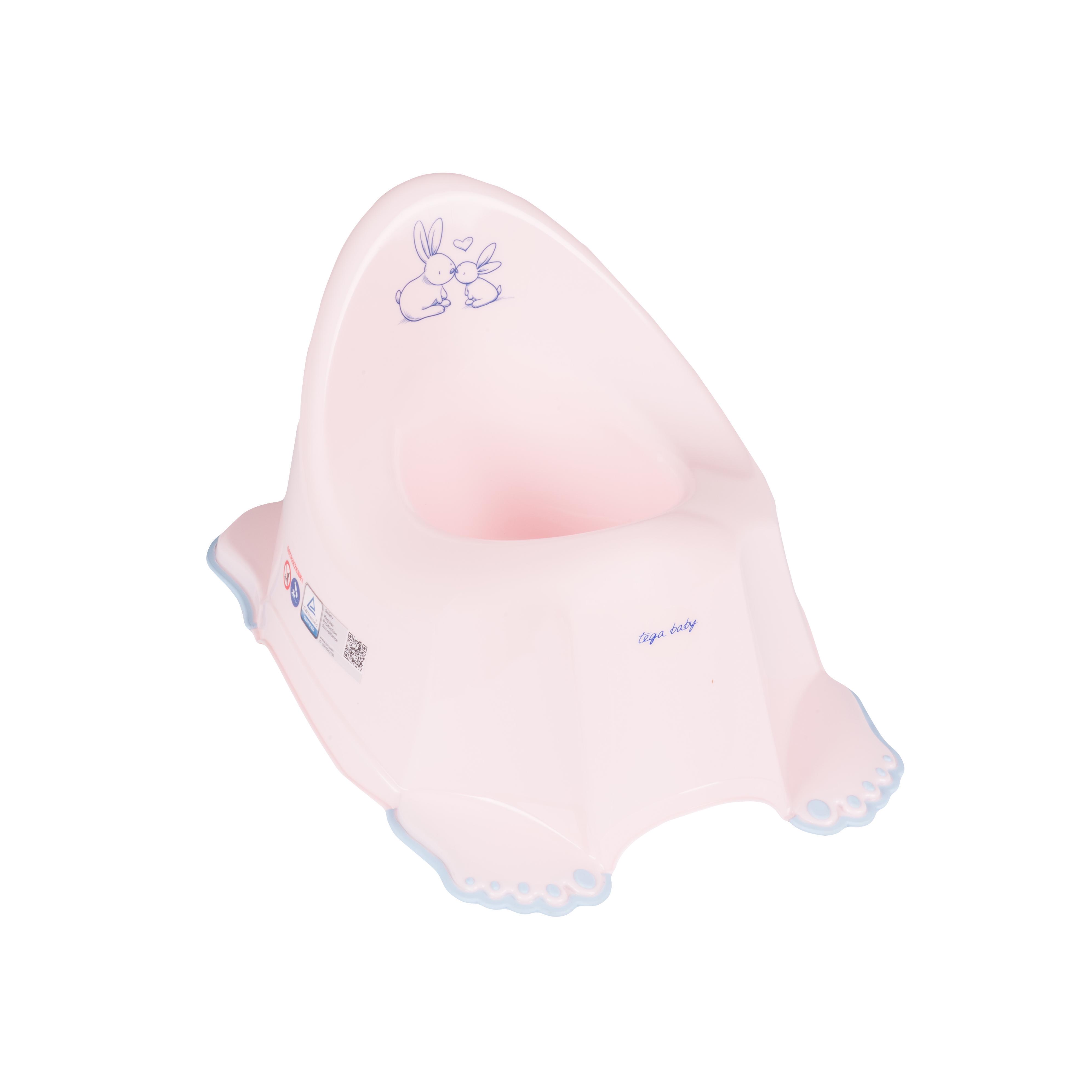 Горщик нековзний з мелодією Tega Baby Кролики Рожевий (PO-058-104) Горщик нековзний з мелодією Tega Baby Кролики Рожевий (PO-058-104)