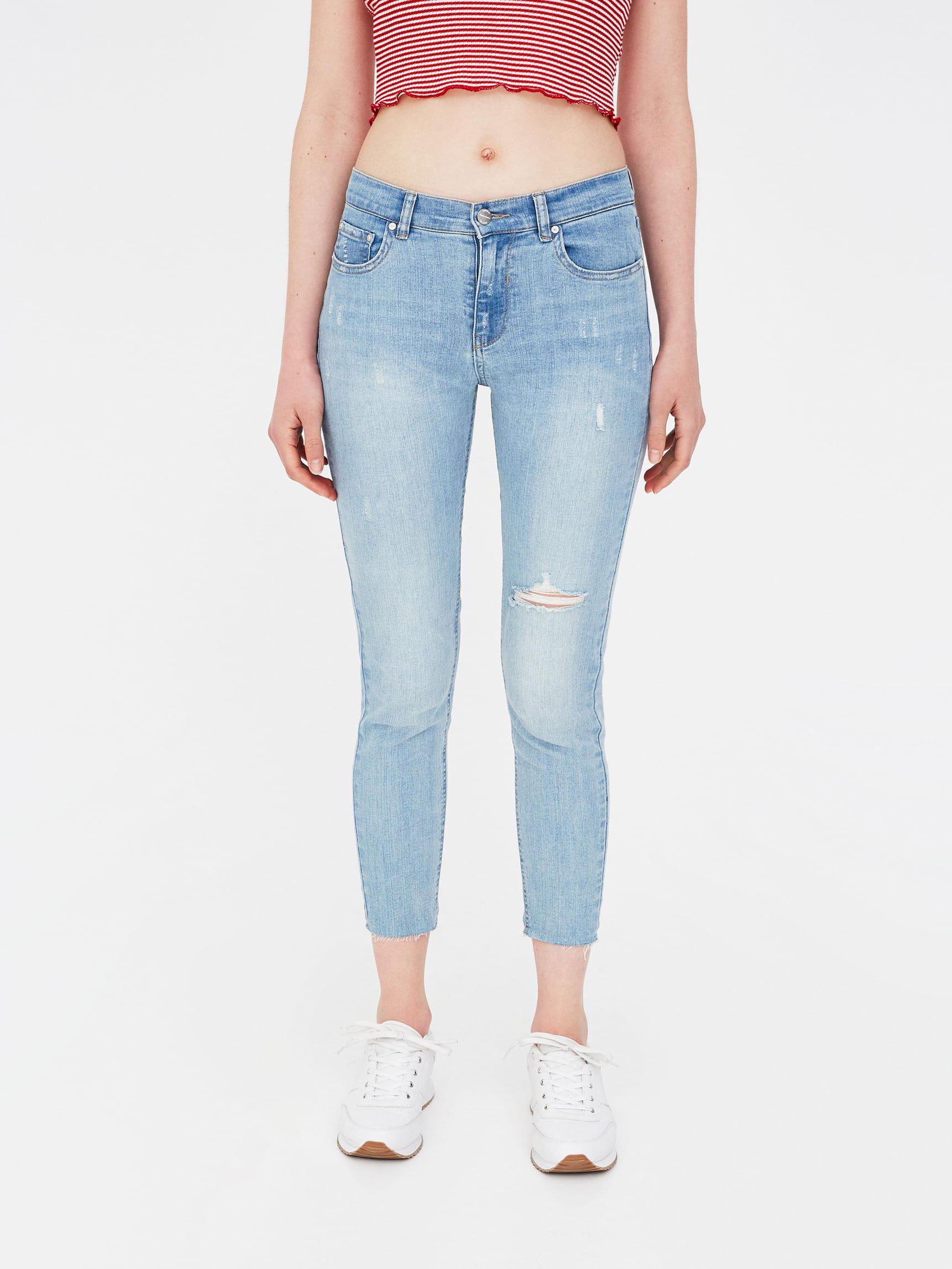 Джинсы женские Pull&Bear р. 34 Голубой (5687335b26)