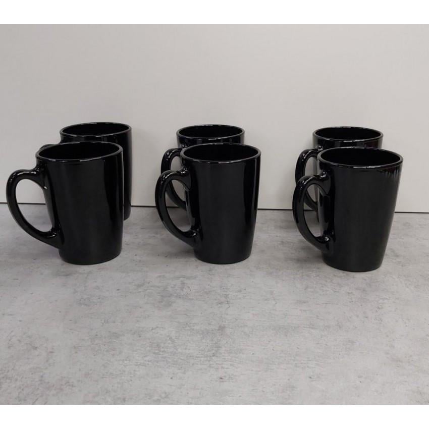 Набор кружек Luminarc New morning 320 мл 6 шт. Black (Q0156) Набор кружек Luminarc New morning 320 мл 6 шт. Black (Q0156)