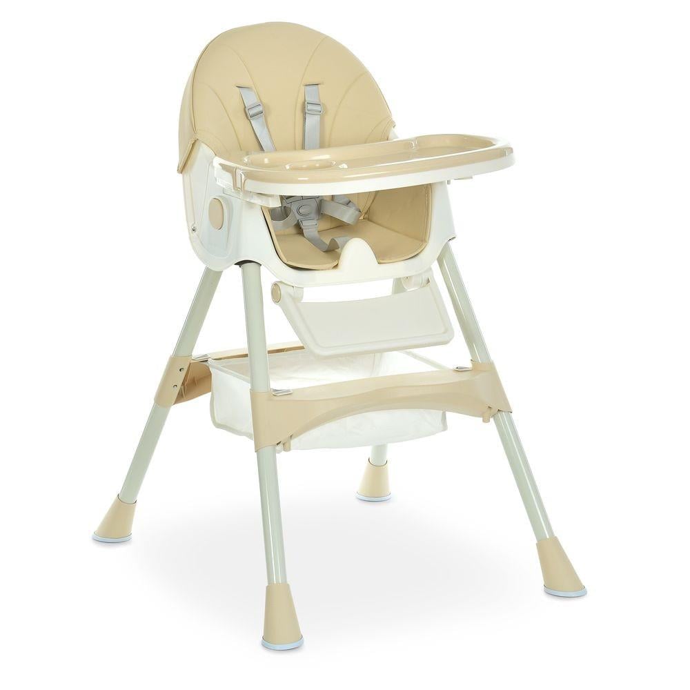 Стульчик детский для кормления Bambi M 6302 со складной конструкцией из комбинированных материалов 61х76х95 см Бежевый (150-7-M 6302 Beige)