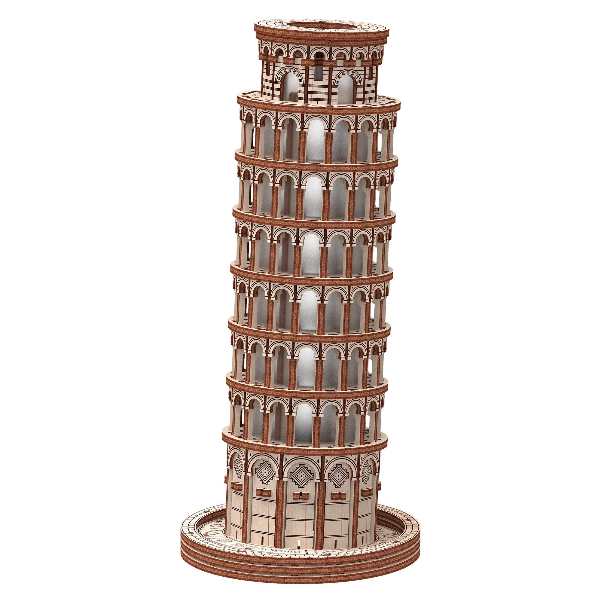 Дерев'яний 3d конструктор-пазл Mr. Playwood Пізанська вежа (3528)