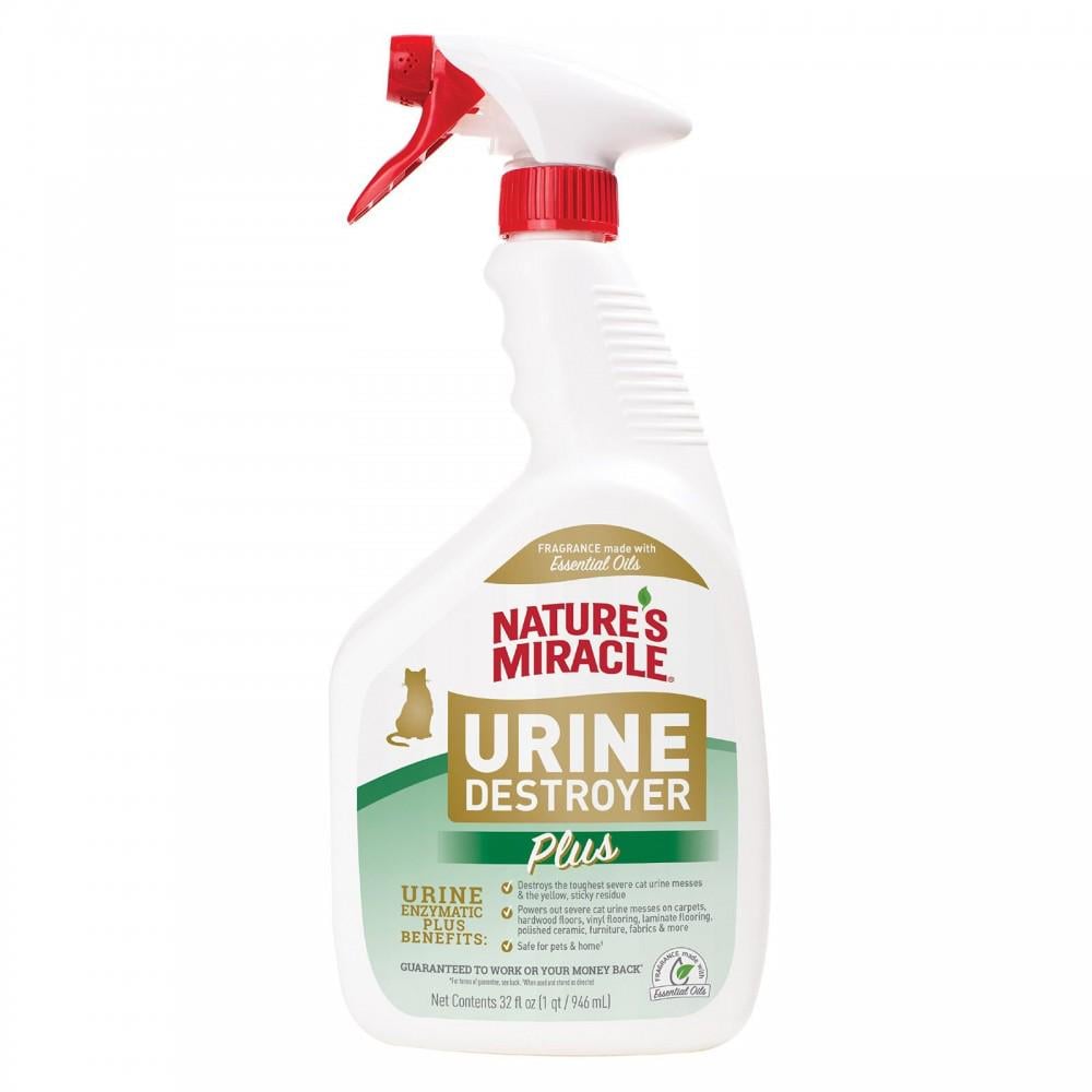 Спрей для удаления пятен и запахов от мочи кошек Nature's Miracle Urine Destroyer 946 мл (680476/680418/680067 USA)