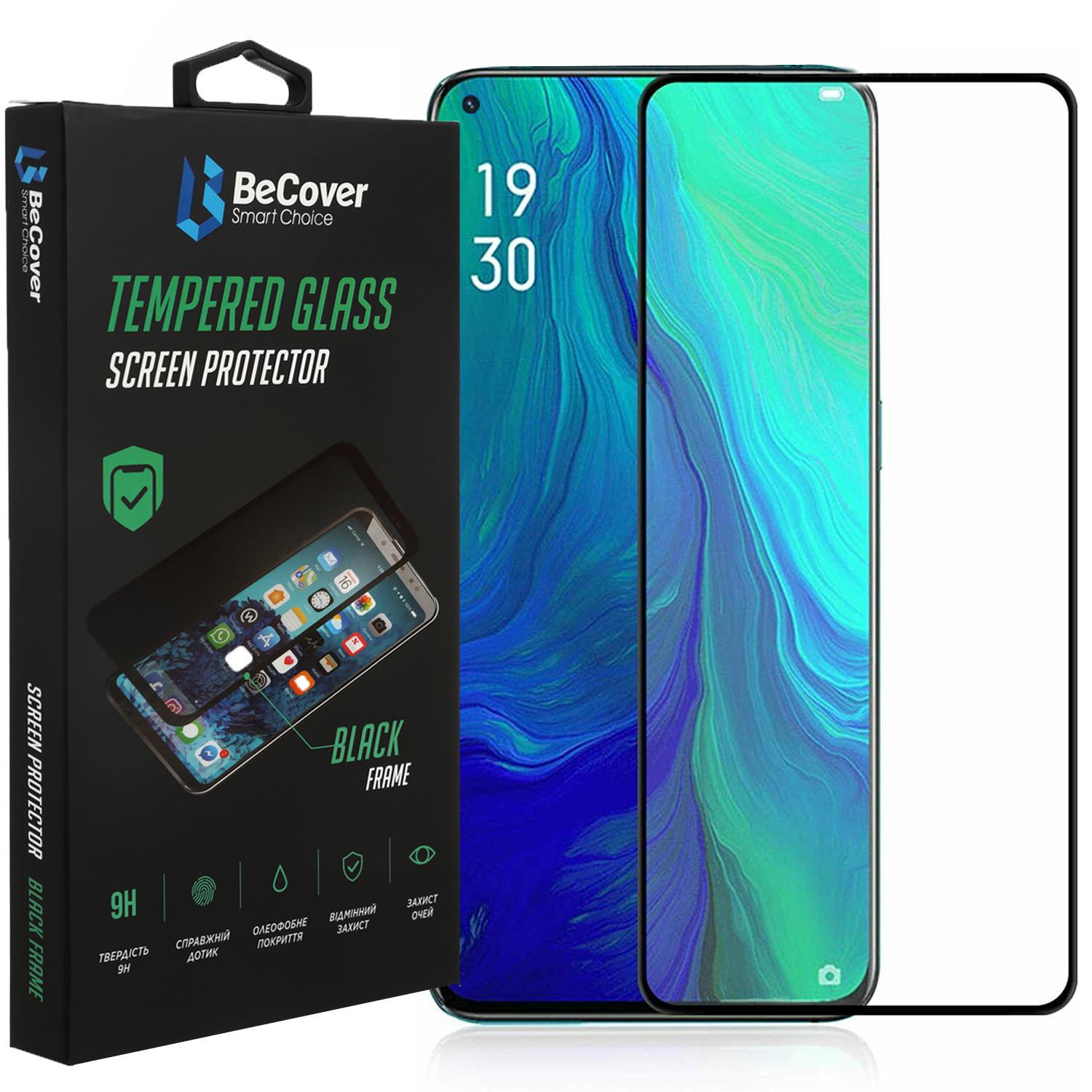 Защитное стекло BeCover для Oppo Reno5 Lite Black (706086)