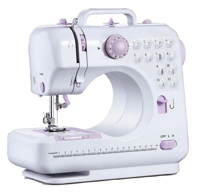 Швейная машинка электрическая Sewing Machine 505 портативная 12 программ Белый (WLSM 505)