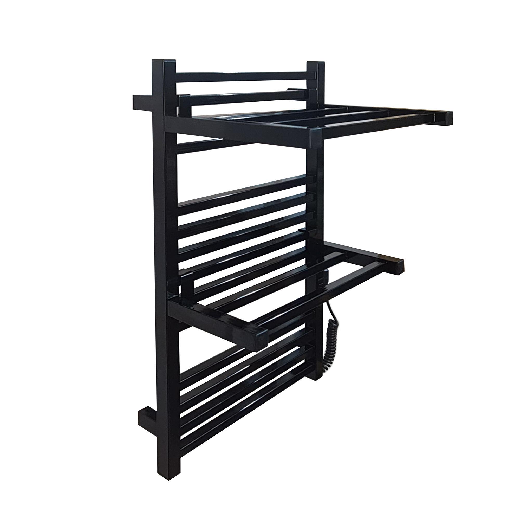 Полочка для полотенцесушителя Carino LORENZO Черный глянец (28766337) - фото 3 Полочка для полотенцесушителя Carino LORENZO Черный глянец (28766337) - фото 3