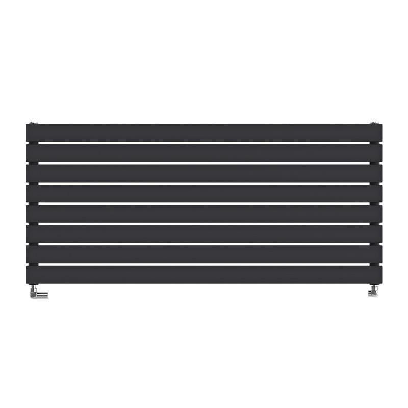 Радіатор дизайнерський Ideale Vittoria H 12 8/544/1200 Чорний (67684) - фото 1