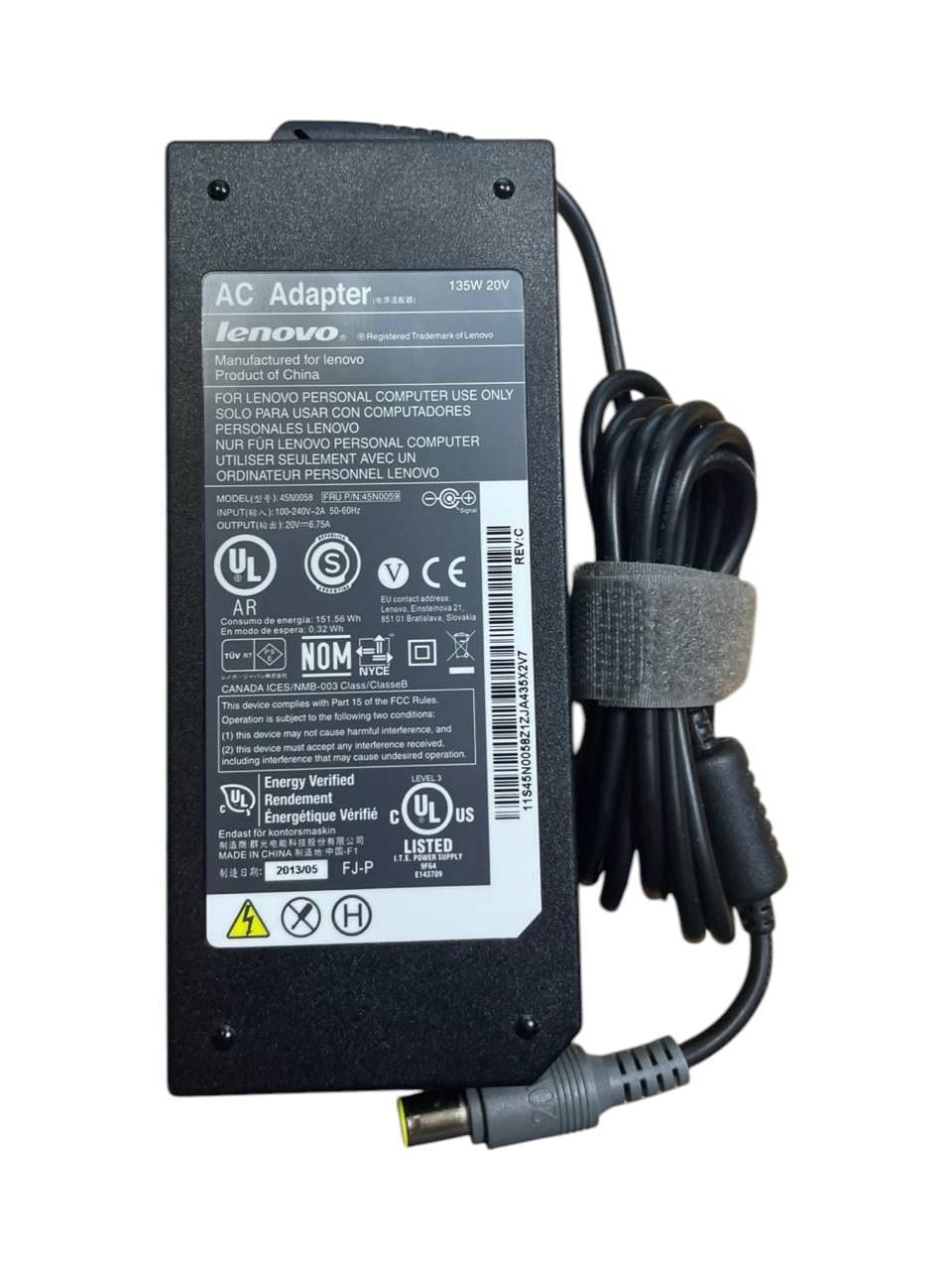Блок питания для ноутбука Lenovo-IBM 45N0055 135W 20V 6,75A 7,9x5,5 мм (011287)
