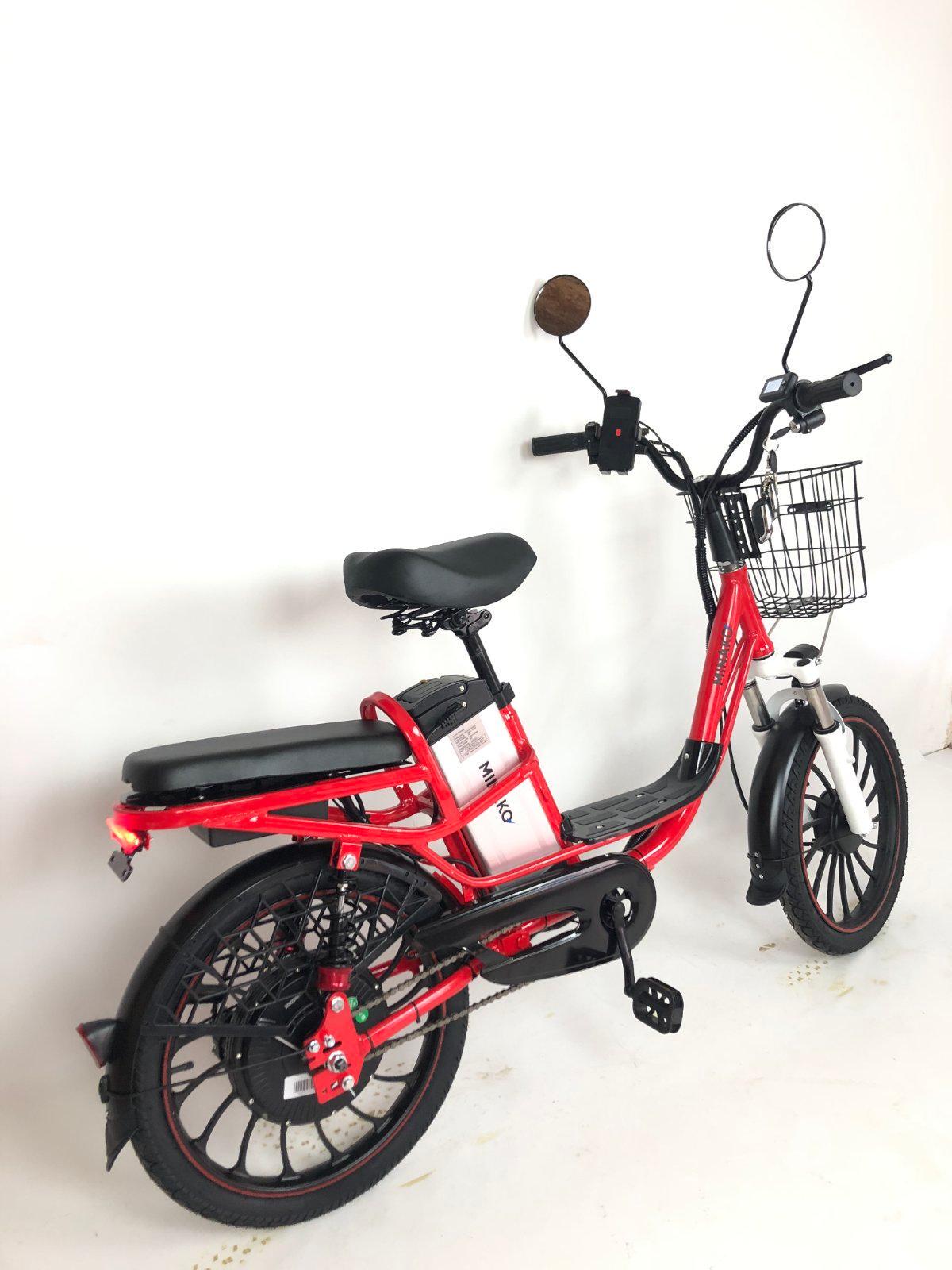 Електровелосипед двомісний MINAKO V4 PRO 500W/60V/18Ah із заднім амортизатором Червоний - фото 3