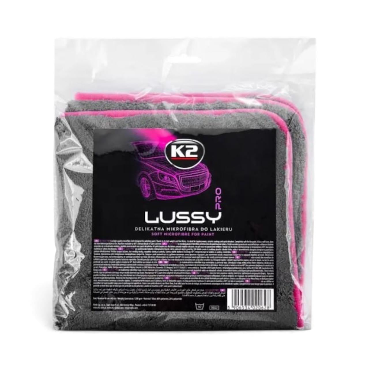 Полотенце для сушки поверхности кузова авто K2 Lussy PRO микрофибра 40x40 см (K20492) Полотенце для сушки поверхности кузова авто K2 Lussy PRO микрофибра 40x40 см (K20492)