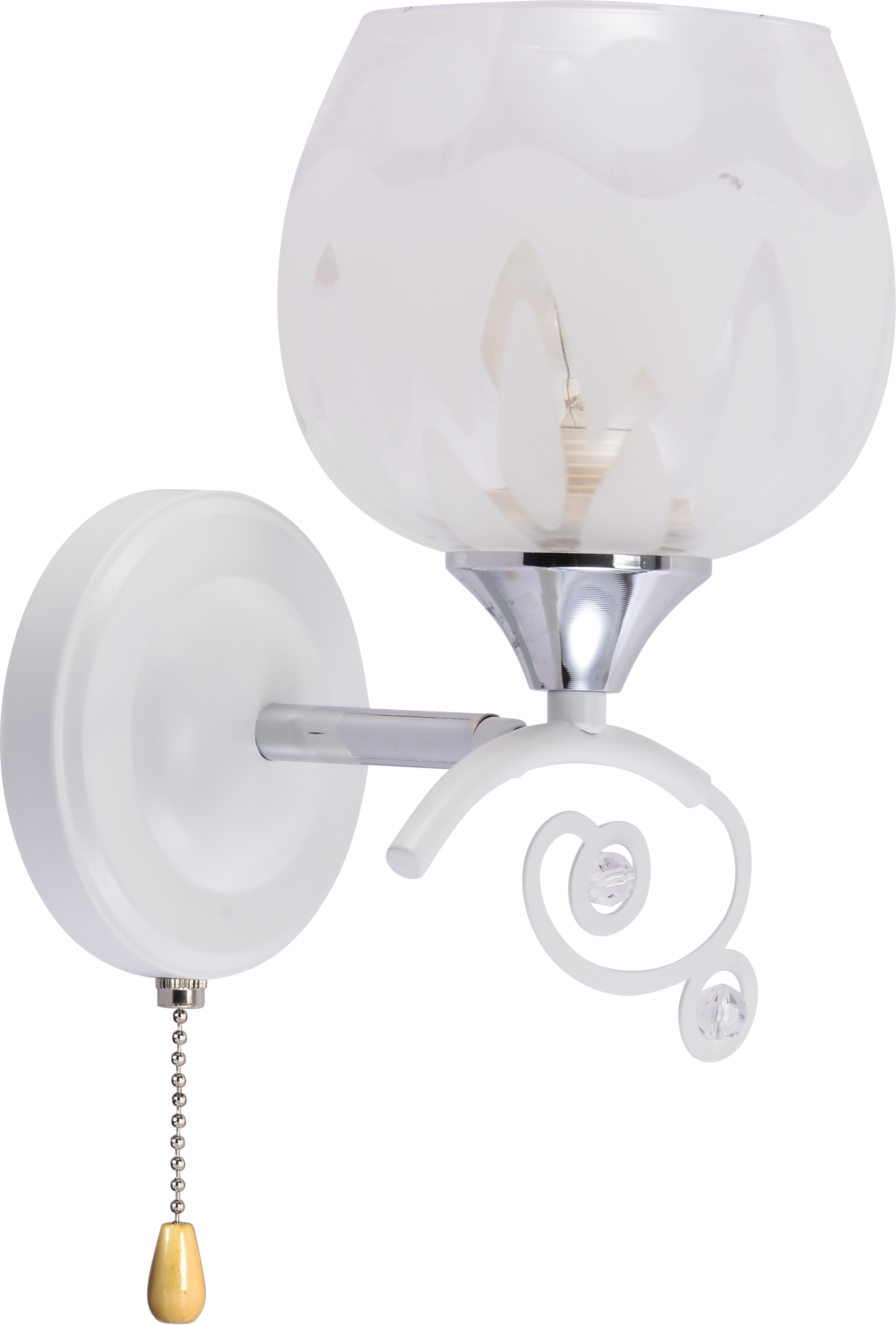 Бра настенное Interees IS XA1435B-1 WH+CR
