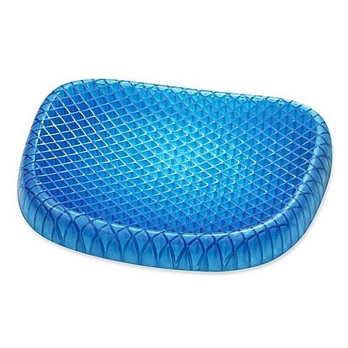 Подушка ортопедическая гелевая Egg Sitter 6724 37х31х3,5 см Blue