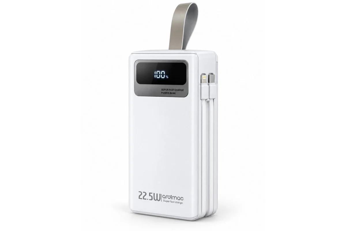 Повербанк Aroimac ORA503 40000 mAh Белый (DR19081) Повербанк Aroimac ORA503 40000 mAh Белый (DR19081)