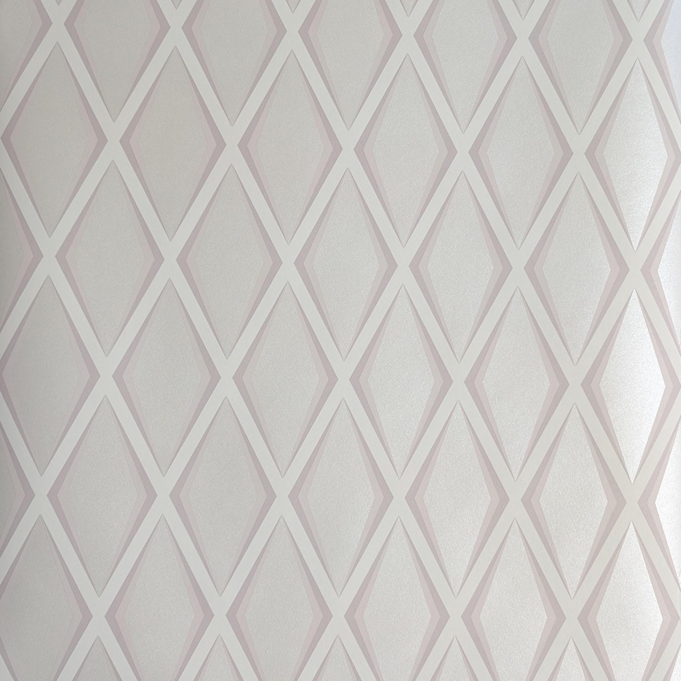 Обои виниловые Decoprint Elisir EL21061 Ромбы на флизелиновой основе 53 см Розовый (31119756)