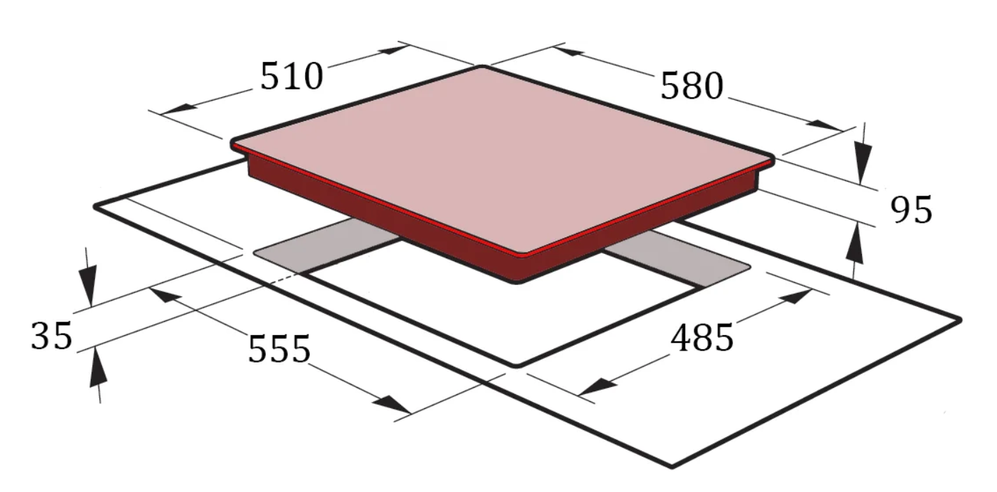 Газова варильна поверхня Gunter&Hauer GH 608 B - фото 7