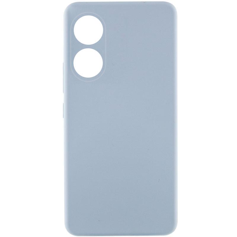 Противоударный чехол Silicone Cover Lakshmi Full Camera (AAA) для Oppo A78 4G Голубой / Sweet Blue