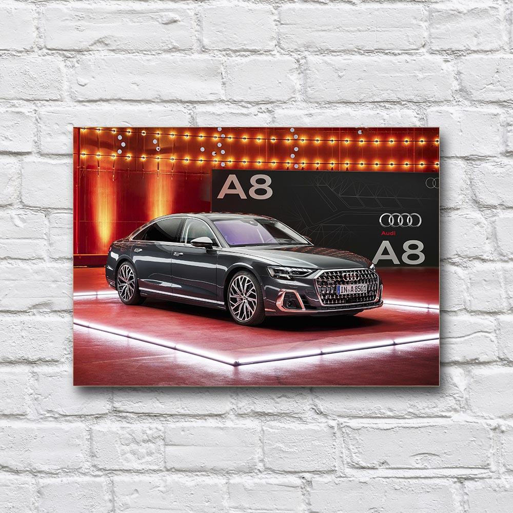 Постер деревянный Audi A8 D5 210х297 мм (18166872)