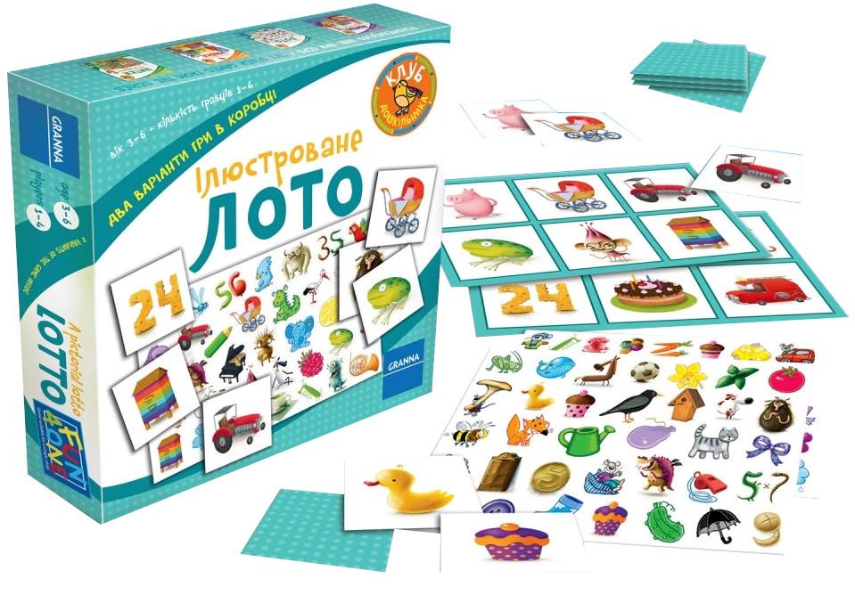 Настільна гра GRANNA Ілюстроване Лото (82517) - фото 2 Настільна гра GRANNA Ілюстроване Лото (82517) - фото 2