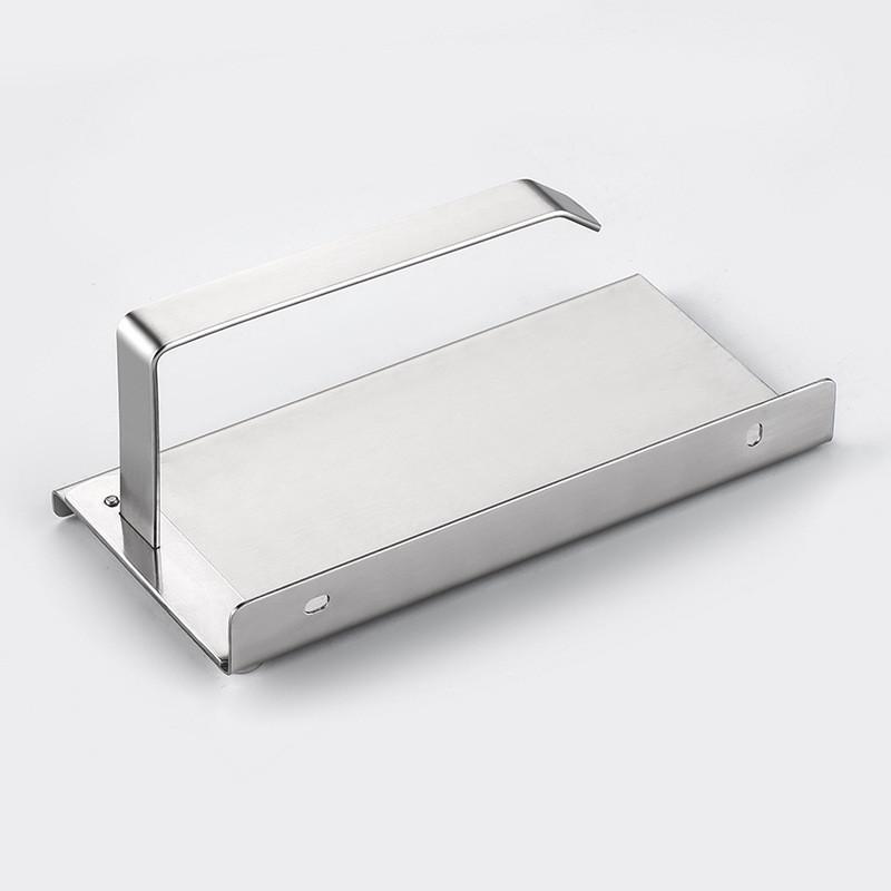 Тримач туалетного паперу IwConcept K6 SS-304 з поличкою із нержавіючої сталі Хром (1928) - фото 5 Тримач туалетного паперу IwConcept K6 SS-304 з поличкою із нержавіючої сталі Хром (1928) - фото 5