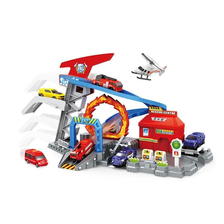 Игровой набор SUNROZ Rescue Centre детский автомобильный трек (SUN3081)