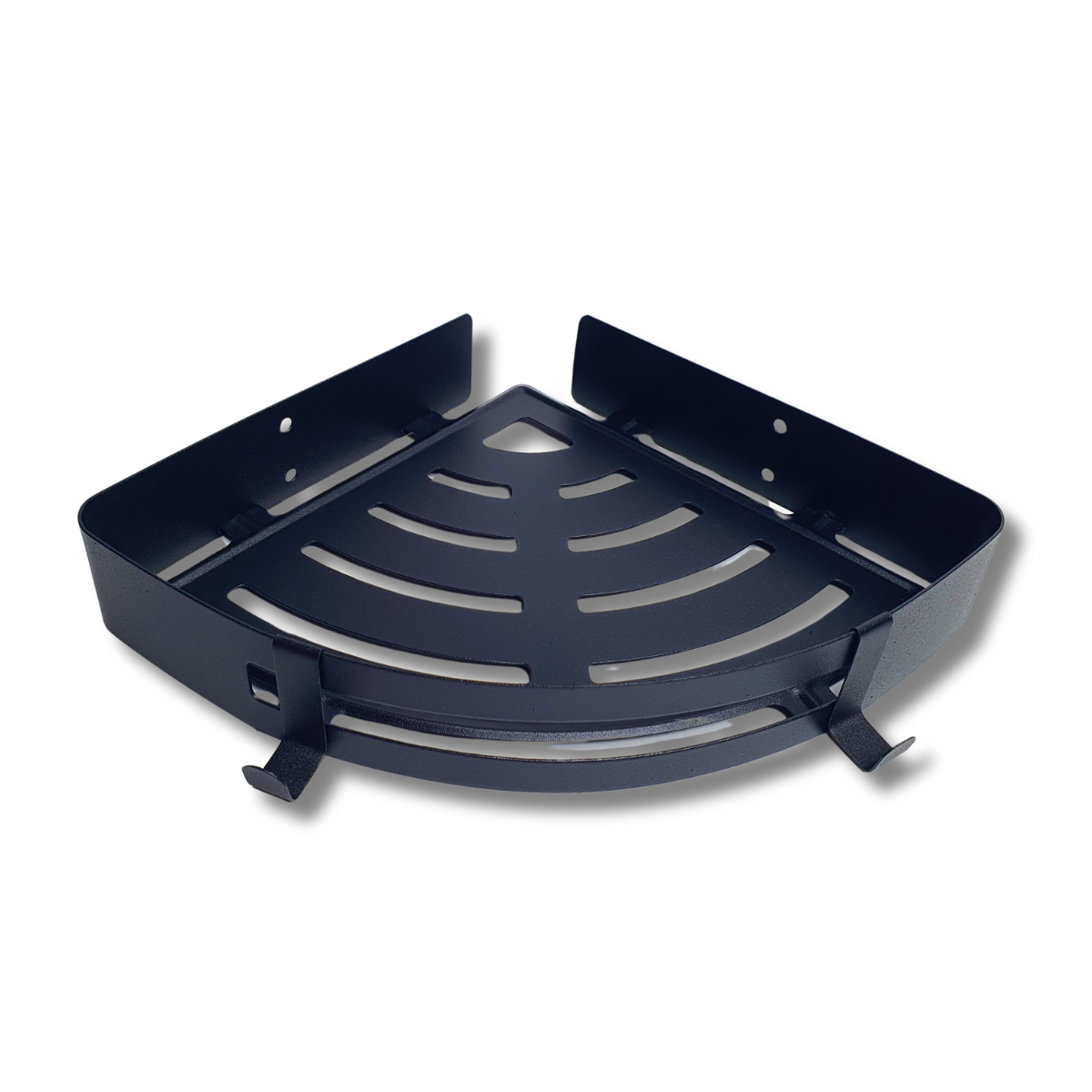 Полка в ванную комнату угловая Черный (DNA-1079-08)