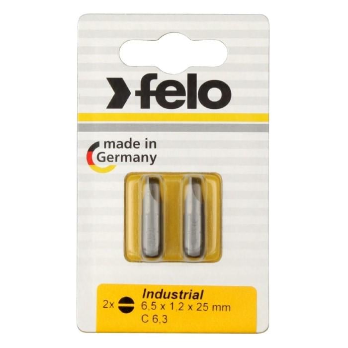 Бита Felo 6,5х1,2х25 мм 1/4" С 6,3 Вox 2 шт. 02061036 (14163)